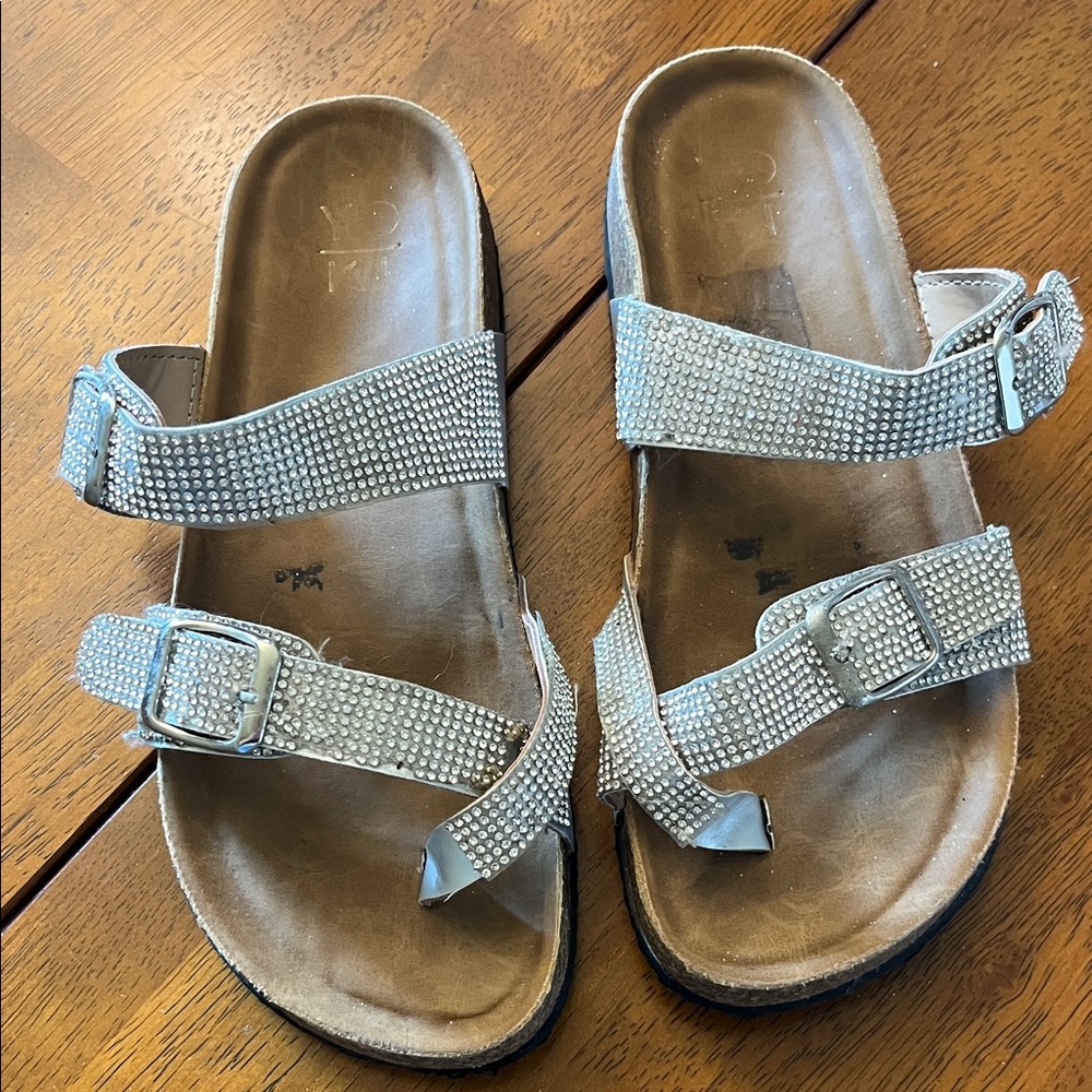 Rhinestone Embellished Sandals